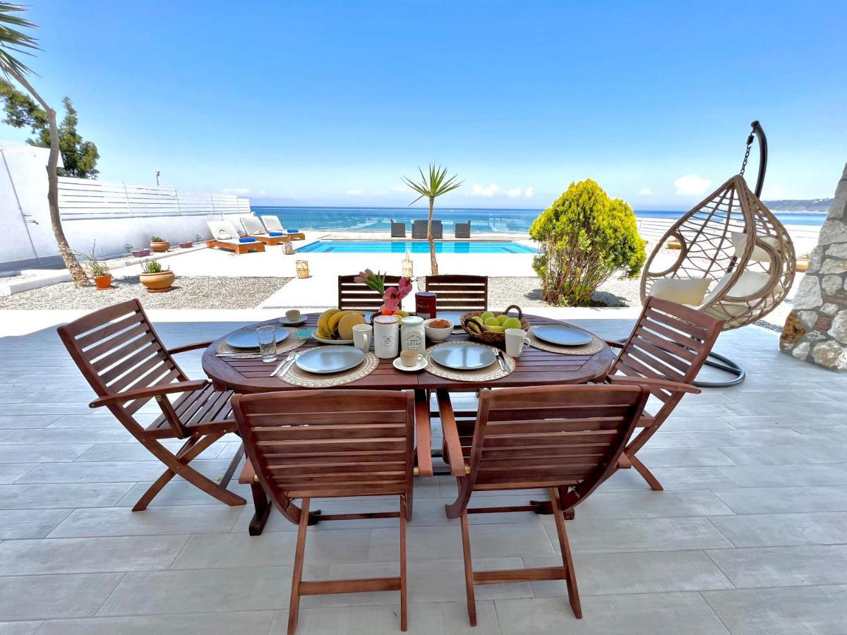 Vaso Beach Front Villa Ialysos  Exteriör bild
